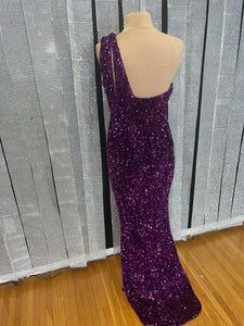 Size 4 and 12 purple gown
