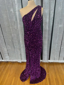 Size 4 and 12 purple gown